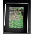 Glass Photo Frame (8"x9 3/4"x1/4") Holds 5 x 7 image